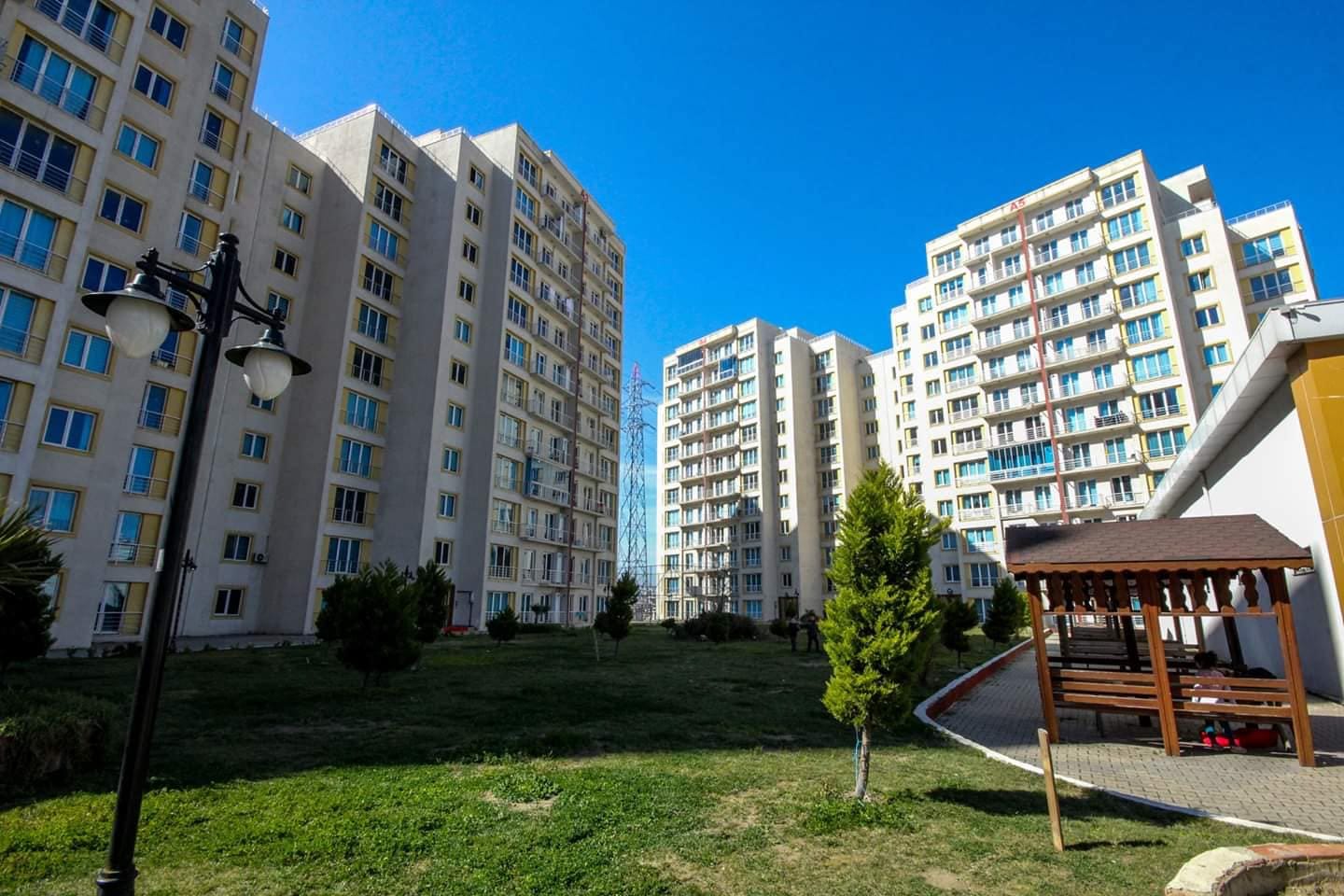 Apartments of different sizes within a complex that includes all services in “esenyurt” area
