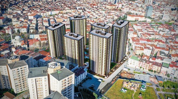 مشروع استثماري سكني في اسطنبول في باغجلار كود ( IC 155)