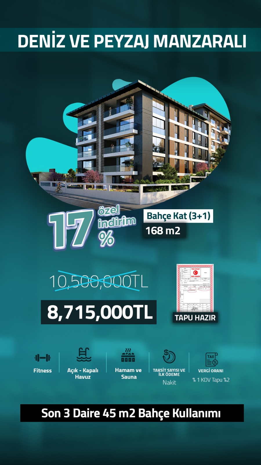 Apartment for sale in Istanbul / Büyükçekmece